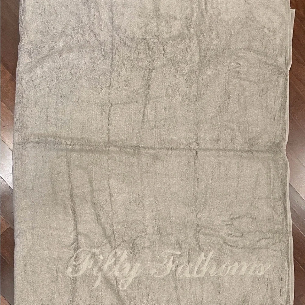 Blancpain Beige Towel with fifty fathoms design
